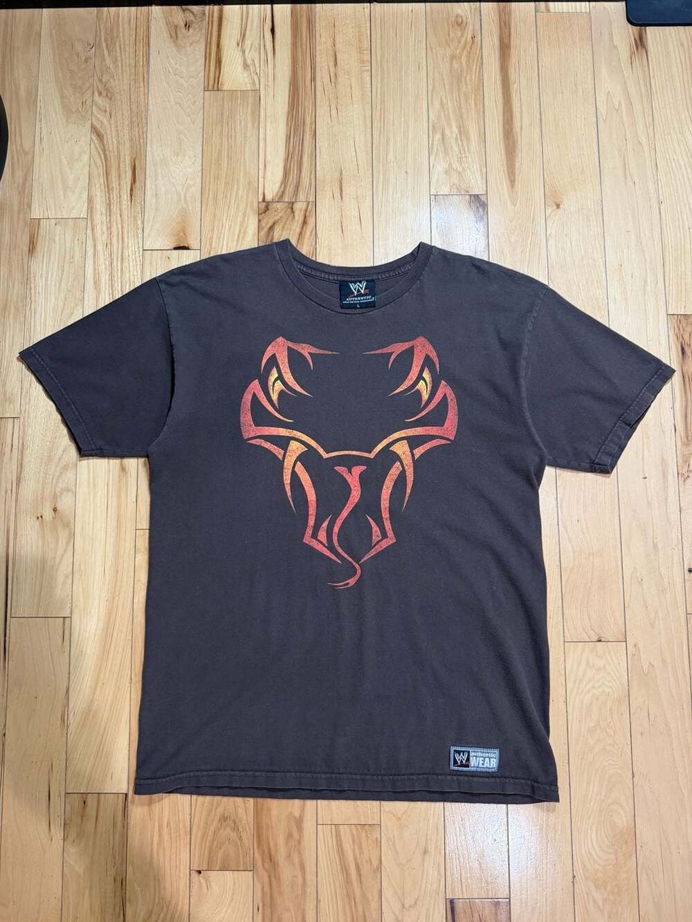 2008 Brown WWE Randy Orton RKO Viper Graphic Tee - Picture 1 of 8